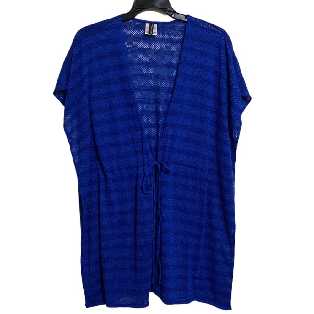 Point Zero Blue Bikini Swimsuit Beach Cover-up Size M